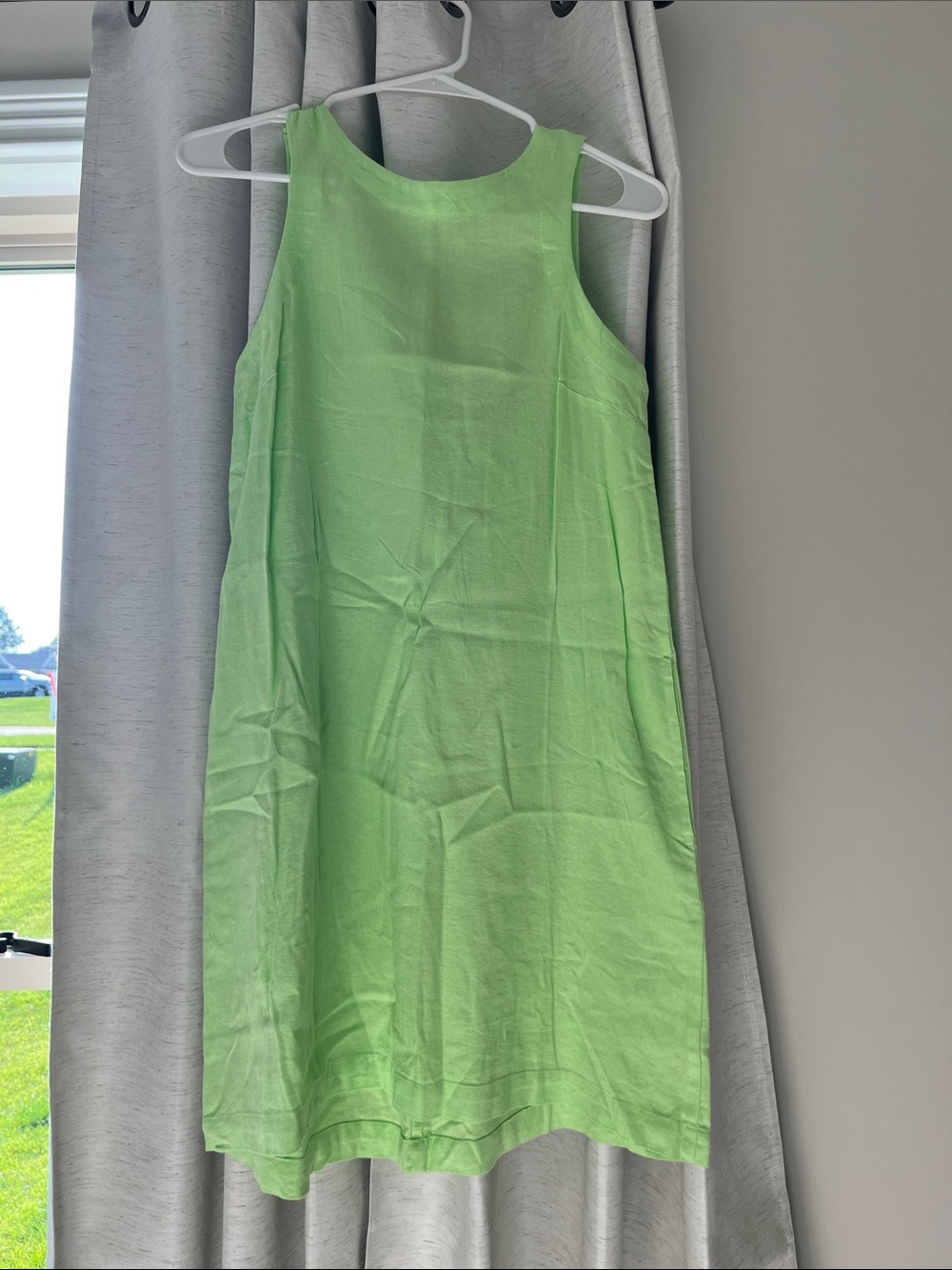 a new day Neon Green Sleeveless Shift Dress